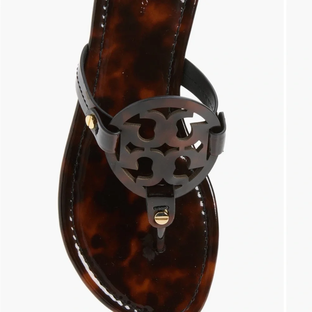 Tory Burch glossy tortoiseshell